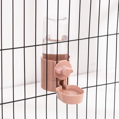 China 2021 Pets Product Rabbit Drinking Water Automatic Feeder Bowl Automatic Hanging Bottle Rabbit Water Feeder for sale