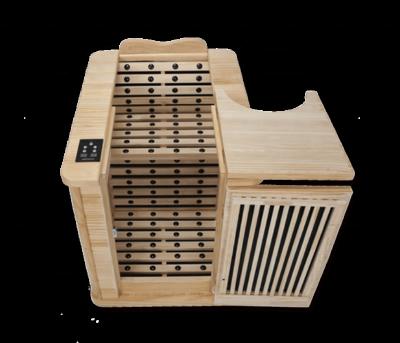 China Computer Control Panel Factory Price Portable Home Use Sauna Manufacturer Half Body Mini Size Sauna for sale