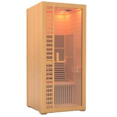 China Computer Control Panel Professional Factory Supply Sauna Full Body Far Infrared Portable Sauna For Sale for sale