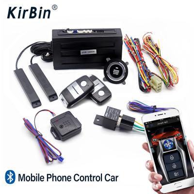 China Car Alarm with Start Stop Car Ignition Remote Start Engine Stop Engine Car Alarm System Phone APP Control Central Keyless Entry Central Kit Lock for sale