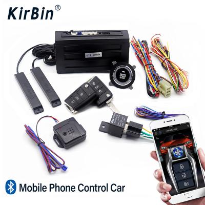 China Car Alarm With Start Stop Car Alarm Remote Start Stop Keyless System Keyless System Car Ignition Phone APP Central Locking Control for sale