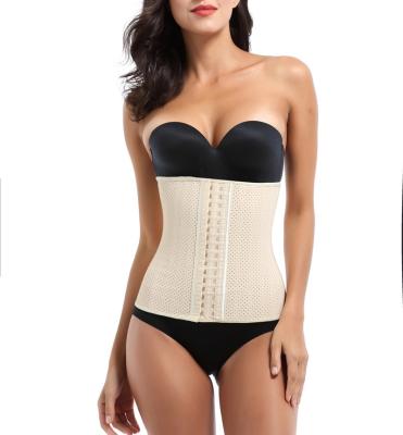 China Breathable Latex Waist Trainer 25 Bone Women Steel Binders And Shapers Corset Shaping Strap Body Shaper Colombian Belts Slimming Belt for sale