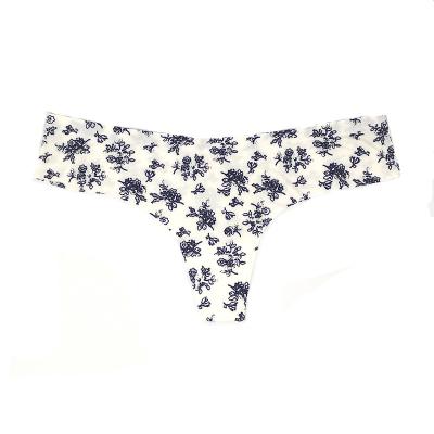 China Antibacterial Small Minimum Boned Sexy G - String Ladies Thong Panties With Customized Color for sale