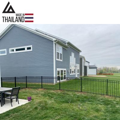 China Easily Assembled MADE IN THAILAND Easily Assembled Safety Metal Aluminum Slat Aluminum Low Wall Fence for sale