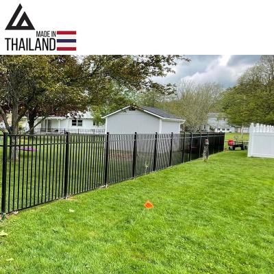 China Easily Assembled MADE IN THAILAND Easily Assembled Aluminum 3 Rail Garden Balcony Privacy Fence for sale