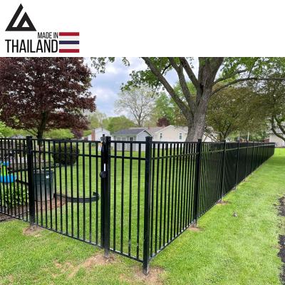 China Easily Assembled MADE IN THAILAND Residential Black Garden Aluminum Balcony Privacy Fence for sale