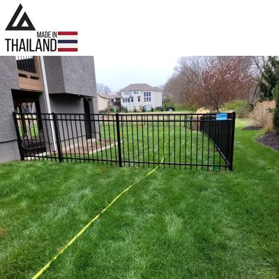 China Easily Assembled MADE IN THAILAND Exterior Aluminum Metal Slat, Aluminum Low Wall Fence for sale