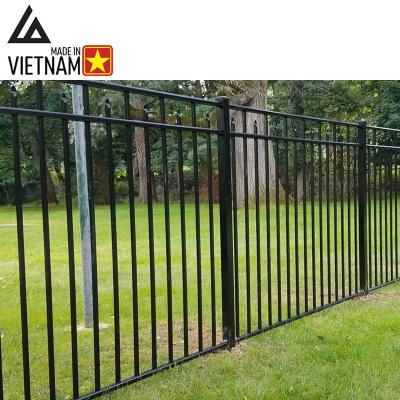 China Easily Assembled MADE IN VIETNAM Ornamental Welding Aluminum Fence Systems for sale