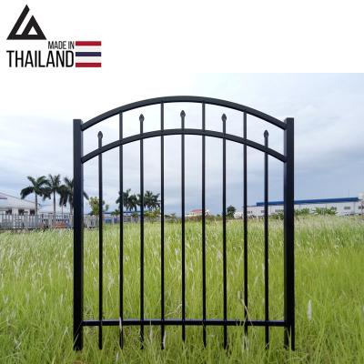 China Easily Assembled Interesting Looking Automatic Aluminum Gate Decorative Aluminum Doors Price Aluminum Gate Design for sale