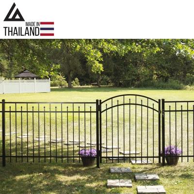 China Modern Design Quality Guaranteed Easily Assembled Aluminum Villa Fence Main Gate for sale