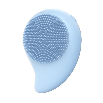 China 2021 Face Cleaner Silicone DEEP CLEANING Electric Facial Cleansing Brush For Women Face Care Beauty Device for sale