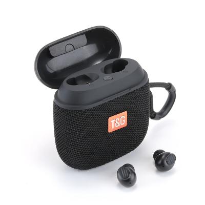 China Hands-free calls New arrival outdoor portable bt small speaker tws earphone 5w subwoofer hands-free calls for sale