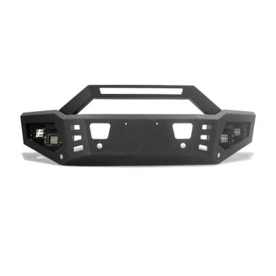 China New Design Steel Truck Parts Front Bumper Bull Steel Bar With Led Light For Ford Ranger for sale