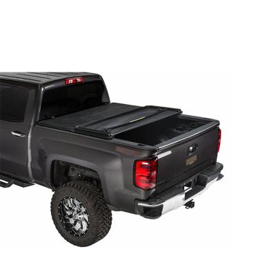 China 4wd Pro Accessories Soft Triple Tonneau Cover Rolled Tonno Truck Bed Cover for sale