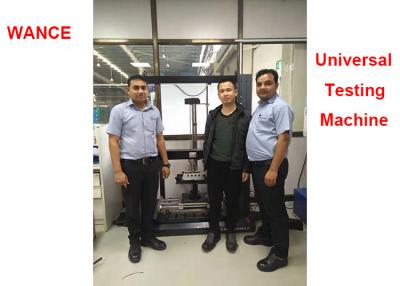 China 1000mm Test Width Electromechanical Universal Testing Machine For Automotive Seat Compression for sale