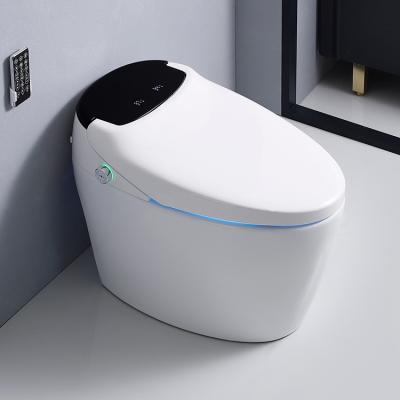 China Watermark certificfate of ZHONGYA automatic operation of smart toilet WC high-grade smart bidet toilet with foot feel flush with watertank for sale