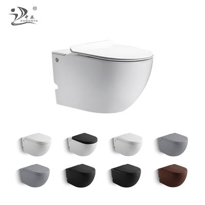 China 2021 Automatic Operation New Desgin Bathroom Ceramic Wall Hung Toilet European Pulse Tankless Toilet for sale