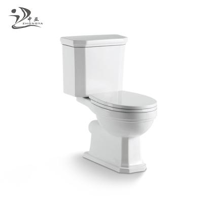 China New CUPC/UPC Double-Flux High Efficiency Commode Western Contemporary Space Saving White Toilet for sale