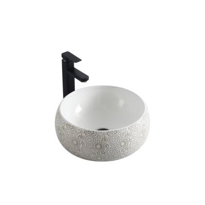 China ZHONGYA Designs Ceramic White Sink Toilet Basin Outdoor Basin Lavado Soild Decorative Conducive Stylish Eco-friendly Ceramic Sanitary Basin for sale