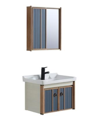 China ZHONGYA Modern Low Price Wall Mounted Bathroom Vanity Cabinet Wash Basin Home Bathroom Cabinet for sale