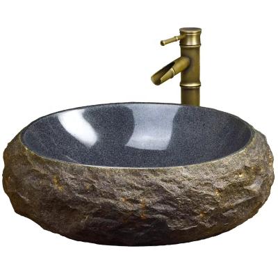 China Easy Clean Wash Basin Meiyani Nature Marble Sink Basin Nature Stone Vanity Basin for sale