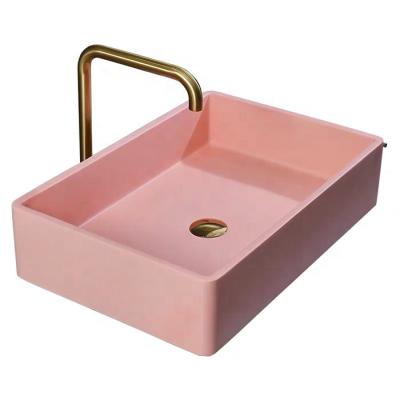 China MEIYANI Modern Hot Selling Artificial Stone Wash Basin Bowl Bathroom Handcrafted Sink for sale