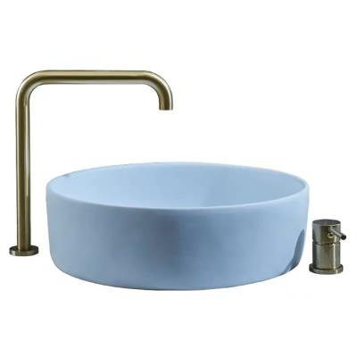 China MEIYANI Modern Hot Selling Artificial Stone Wash Basin Bowl Bathroom Handcrafted Sink for sale