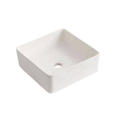 China Easy Clean Concrete Wash Basin MEIYANI Terrazzo Sink Vanity White Color Eco - Friendly Material Basin for sale