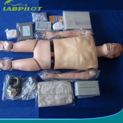 China Advanced Multifunctional Medical Training Mannequin Rescue Training Manikin, CPR, Intubation, Defibrillation and IV Injection Training Model for sale