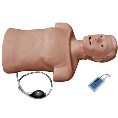 China CPR+intubation first aid teaching doll CPR and intubation training medical manikin with controller for sale