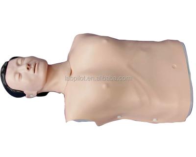 China Economic Realistic Human Simulation Half Body First Aid CPR Training Manikin, Male CPR Mock for sale