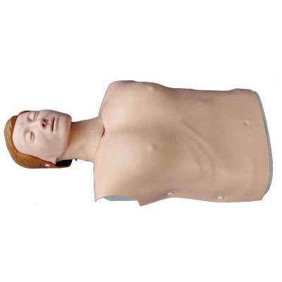 China Vivid Human Dummy Economical Female Half Body CPR Training Mannequin, First Aid CPR Doll for sale