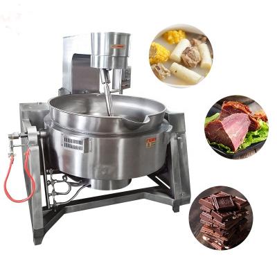 China Machine Steam Heated Coated Nut Paste Peanut Paste Cocoa Vegetable Processing Plant Kettle Developing Machine for sale