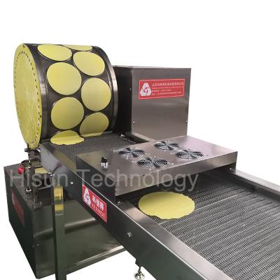 China Hotels commercial electric pancake maker crepe spring roll wrapper lumpia popia injera making machine for sale