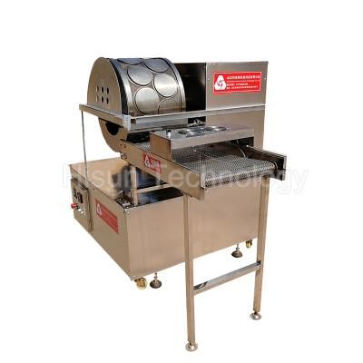 China Automatic Hotels High Efficiency Round Lumpia Sheet Pastry Wrapper Injera Skin Sheet Maker for sale