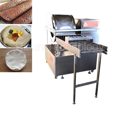 China Hotels Commercial Automatic Injera Making Machine Spring Roll Wrapping Skin Making Machine for sale