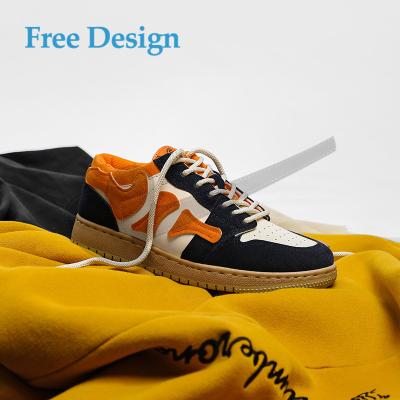 China CUSHIONING Custom Logo Shoes Leather Fitness Walking Men's Casual Shoes Brand Designer Brand Design Free Custom Sports Sneaker for sale