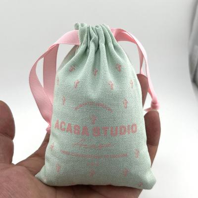 China Recyclable Cotton Cloth Handbag Dust Bagsdrawstring Dust Bag For Gift Western DHL FEDEX Customized Customized Art Logo Sea Industrial Storage for sale