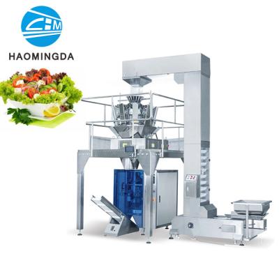 China Automatic Food Fresh Cut Fruit Salad Vegetable Weigh Slice Packing Machine for sale