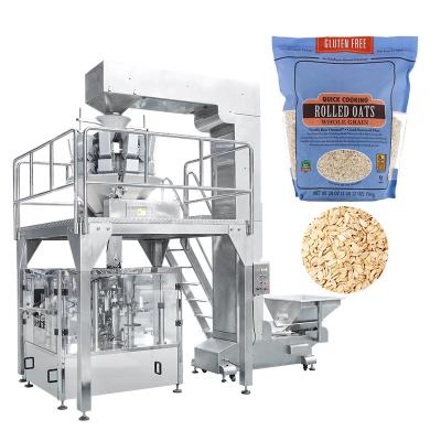 China Automatic Food Breakfast Oatmeal Oatmeal Dry Cereal Buckwheat Grain Weighing Packaging Machine for sale