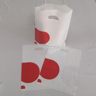 China Recyclable Accept Customized Logo Printing Reusable Design Plastic Shopping Bag With Handle for sale