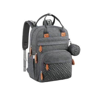 China Amazon Hot Solid Backpack Water Resistant Amazon Selling Multifunctional Diaper Bags Designer Diaper Bags for sale