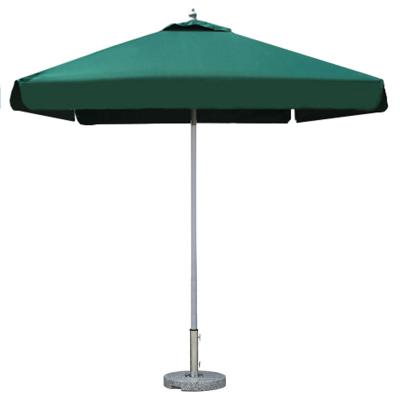 China Modern Outdoor Aluminum Logo Printing Square Garden Parasol Custom Patio Umbrella for sale