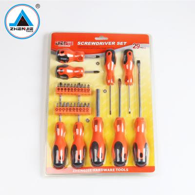 China Hot Selling Household Crv Plastic Handle Screwdriver Crv Flat Head Cordless T8 Torx Screwdriver for sale