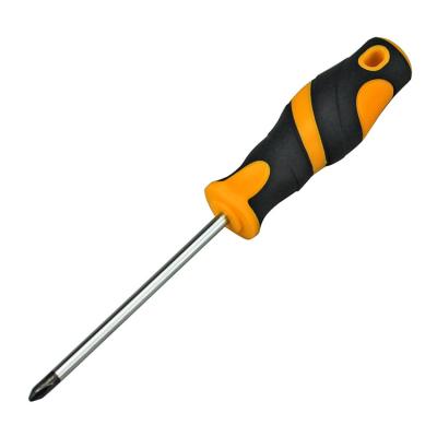 China Wholesale PP+TPR Multifunctional Multifunctional Handle Screwdriver Cross Point Steel Screwdriver for sale