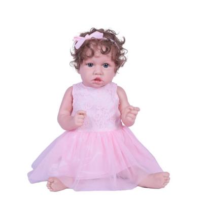 China Doll Limbs Is Reborn Silicone Baby Dolls Beautiful Soft Body Realistic Reborn Soft Cloth Active Wholesale For Children Birthday Toy Gift for sale