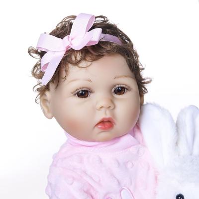 China Cartoon Toy New Popular Cheap reborn baby full body 18 inch silicone girl vinyl - doll for sale for sale