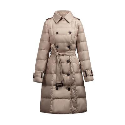 China Anti-wrinkle customized 100% nylon ladies coats waterproof womens winter coats outwears for sale