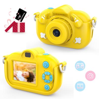 China 2021 Function Recording Kids Take Photo Camera 2 Inch 1080P Rechargeable Mini Digital Toy Kids Camera For Children Gift for sale