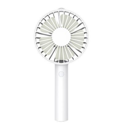 China Portable Emergency Light Fan Rechargable Light Mini Fan With Led Lamp for sale